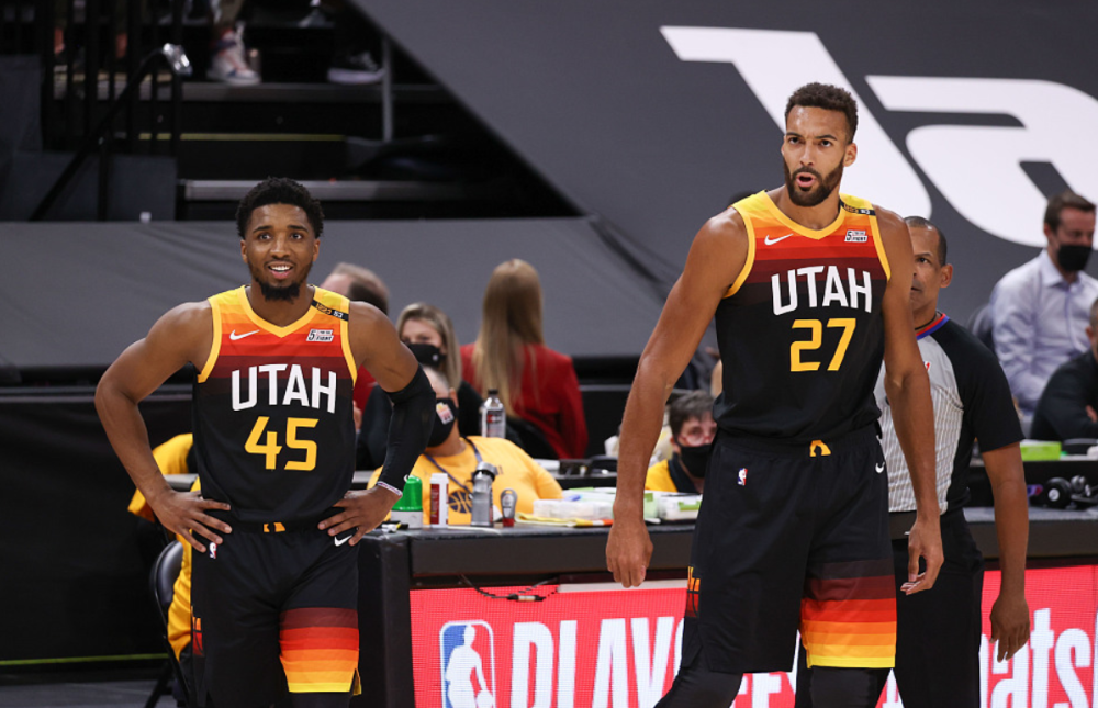  戈贝尔盖帽盛宴森林狼力克爵士